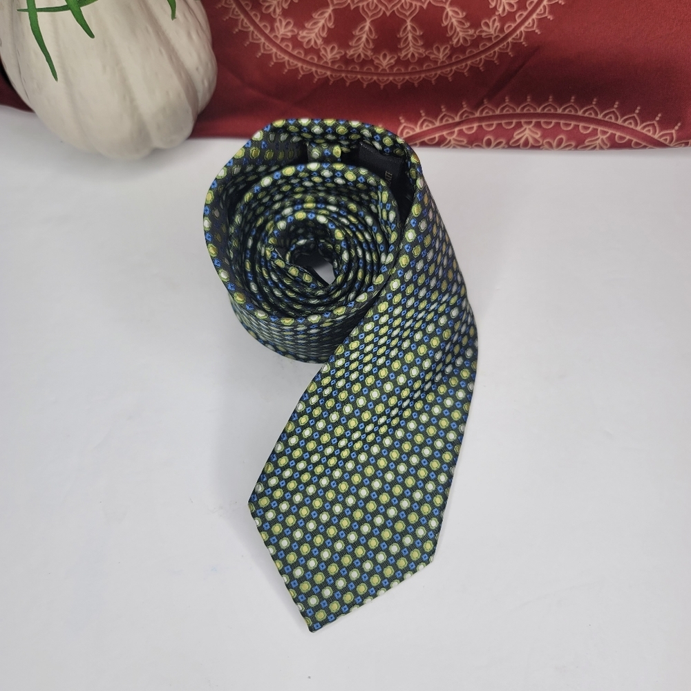 Valerio Garati Tie Green Blue